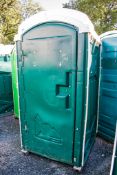 Portable plastic toilet unit ** Holes drilled in tank **