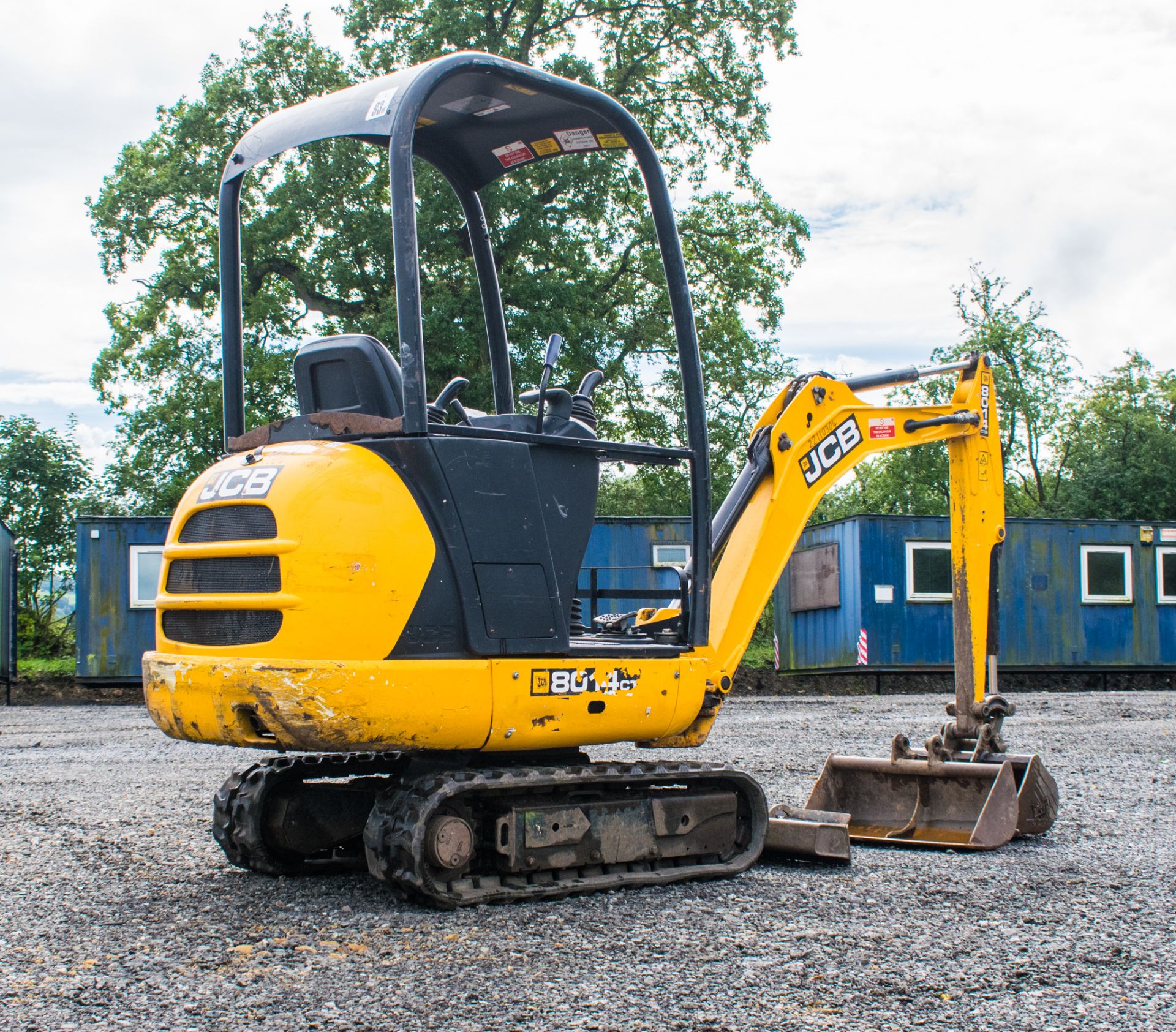 JCB 8014 CTS 1.4 tonne rubber tracked mini excavator Year: 2014 S/N: 70475 Recorded Hours: 1611 - Image 3 of 18
