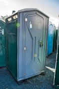 Portable plastic toilet unit ** Holes drilled in tank **