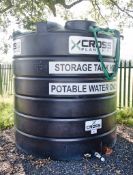 Enduramax 10,000 litre plastic water tank EN1941
