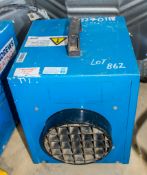 Andrews 240v fan heater