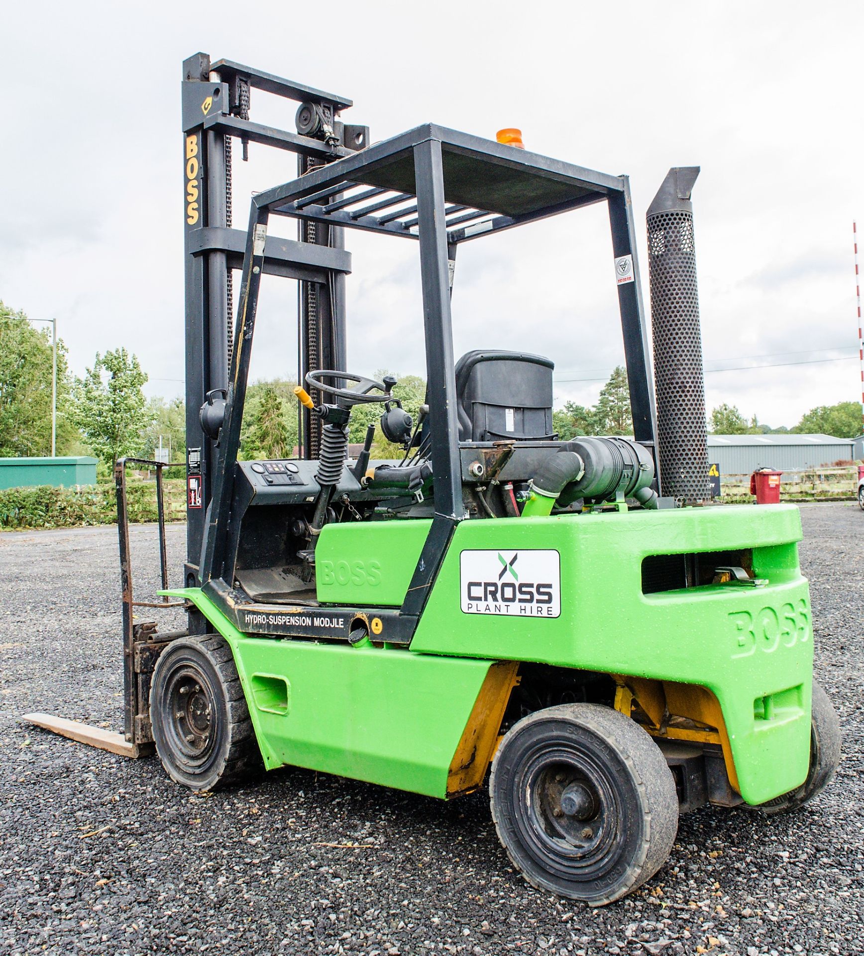 Boss RH25D 2.5 tonne diesel fork lift truck Year: 1993 S/N: 021714 Recorded Hours: 9107 c/w - Image 4 of 15