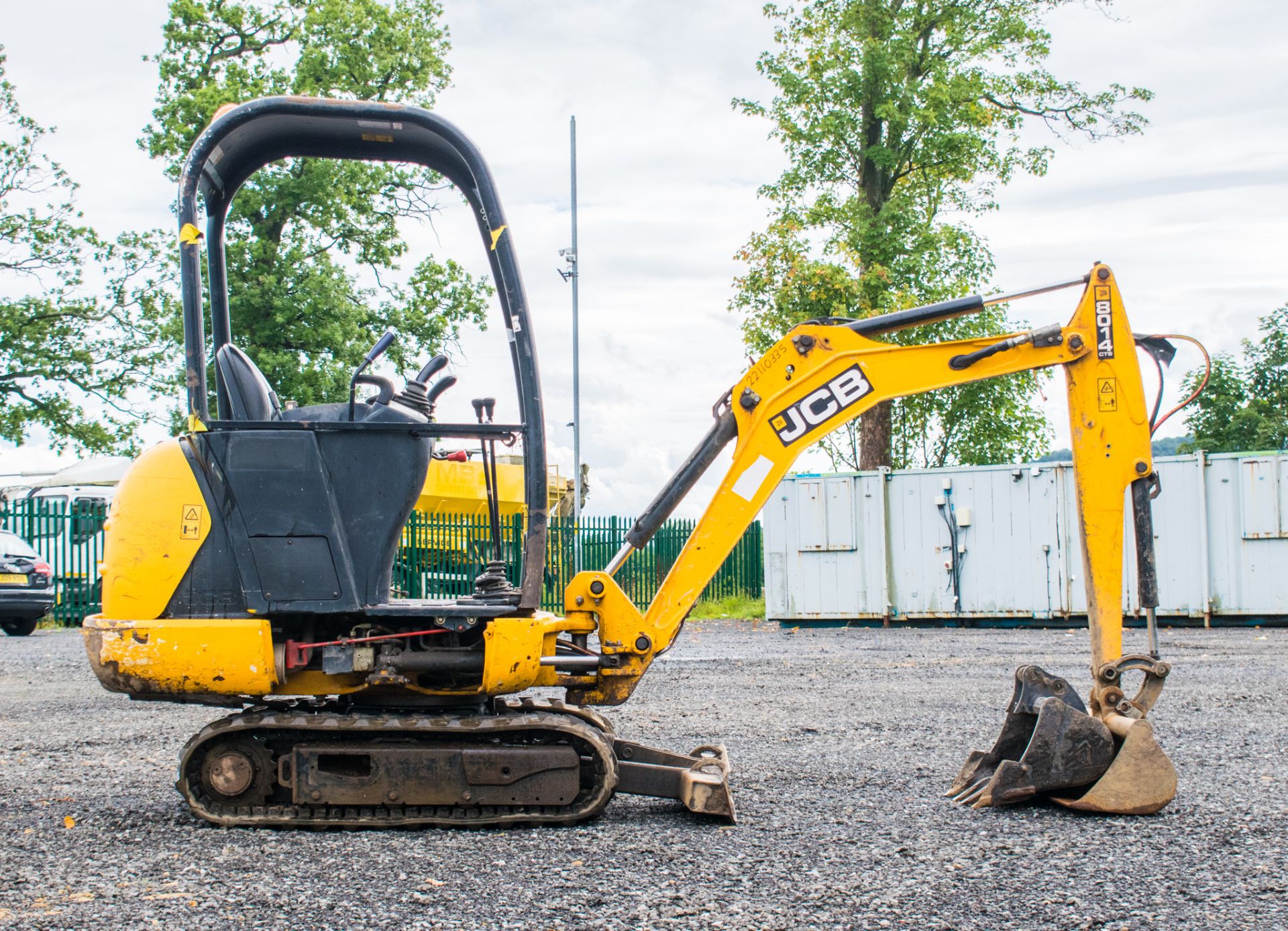 JCB 8014 CTS 1.4 tonne rubber tracked mini excavator Year: 2014 S/N: 70517 Recorded Hours: 1943 - Image 7 of 18