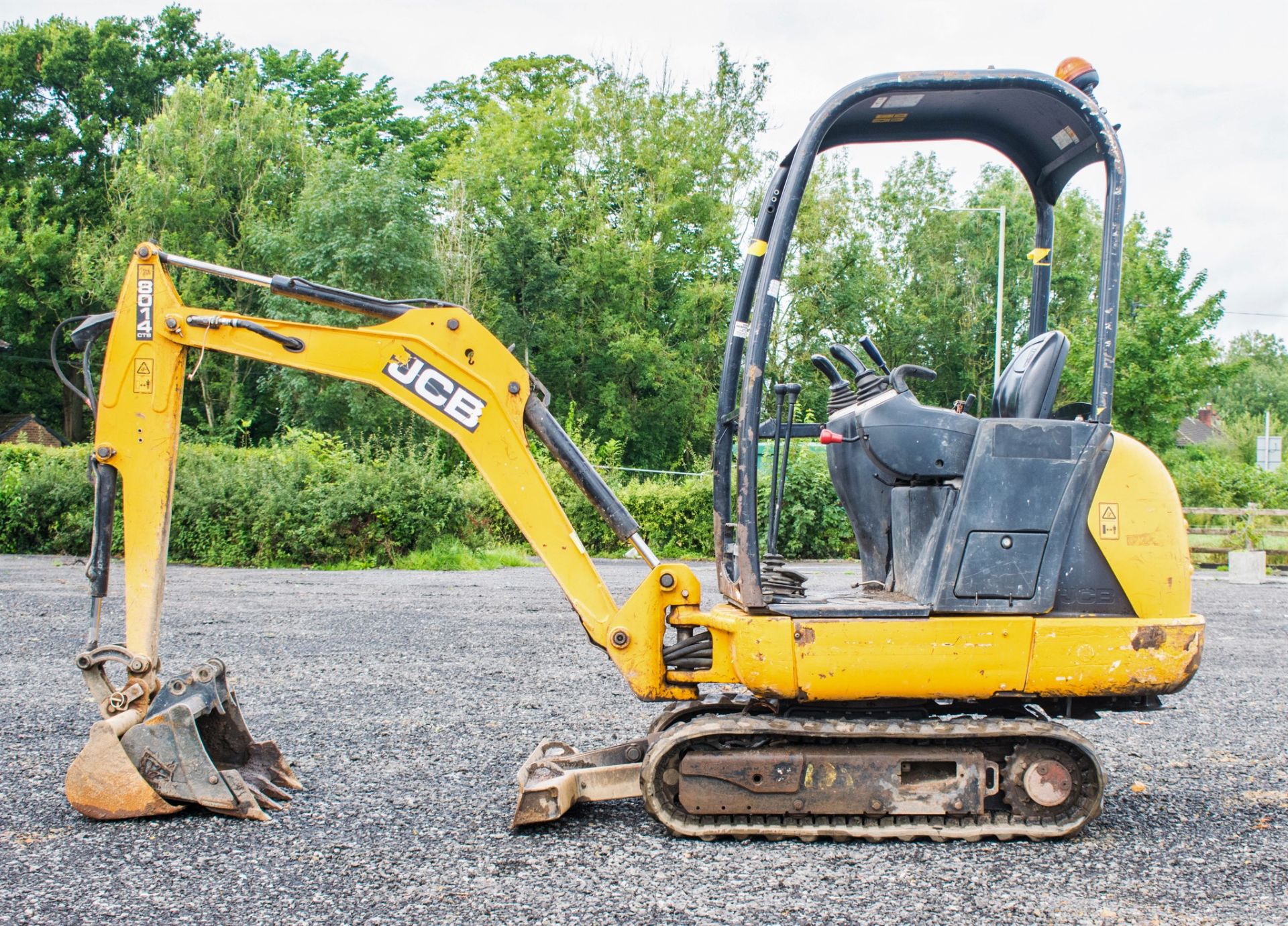 JCB 8014 CTS 1.4 tonne rubber tracked mini excavator Year: 2014 S/N: 70517 Recorded Hours: 1943 - Image 8 of 18