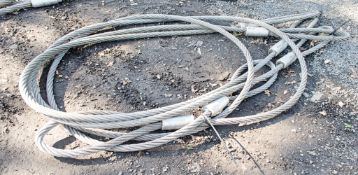 3 - 20 tonne heavy duty wire rope slings