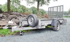 ME 8ft x 4 ft single axle plant trailer S/N: H003738