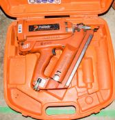 Paslode Impulse nail gun c/w carry case ** No battery or charger **