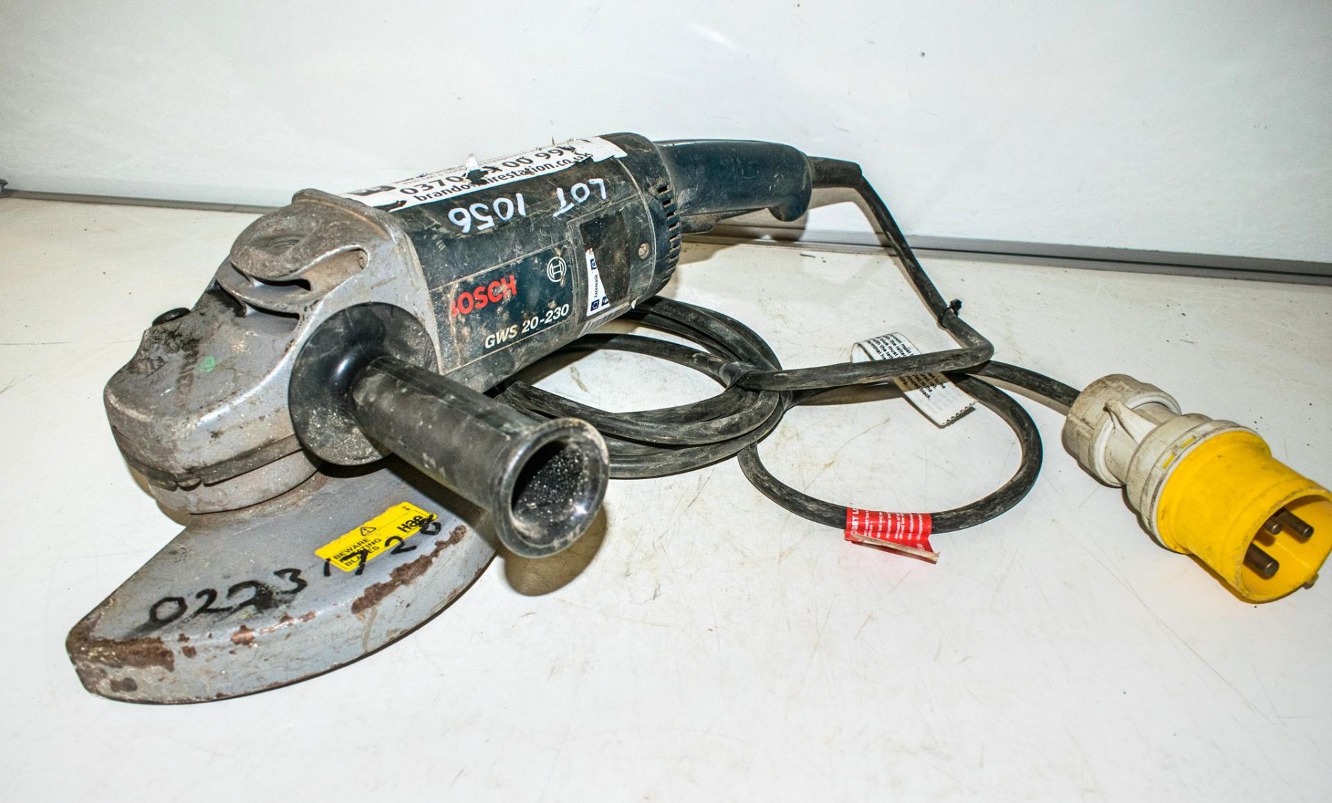 Bosch 110v 230mm angle grinder