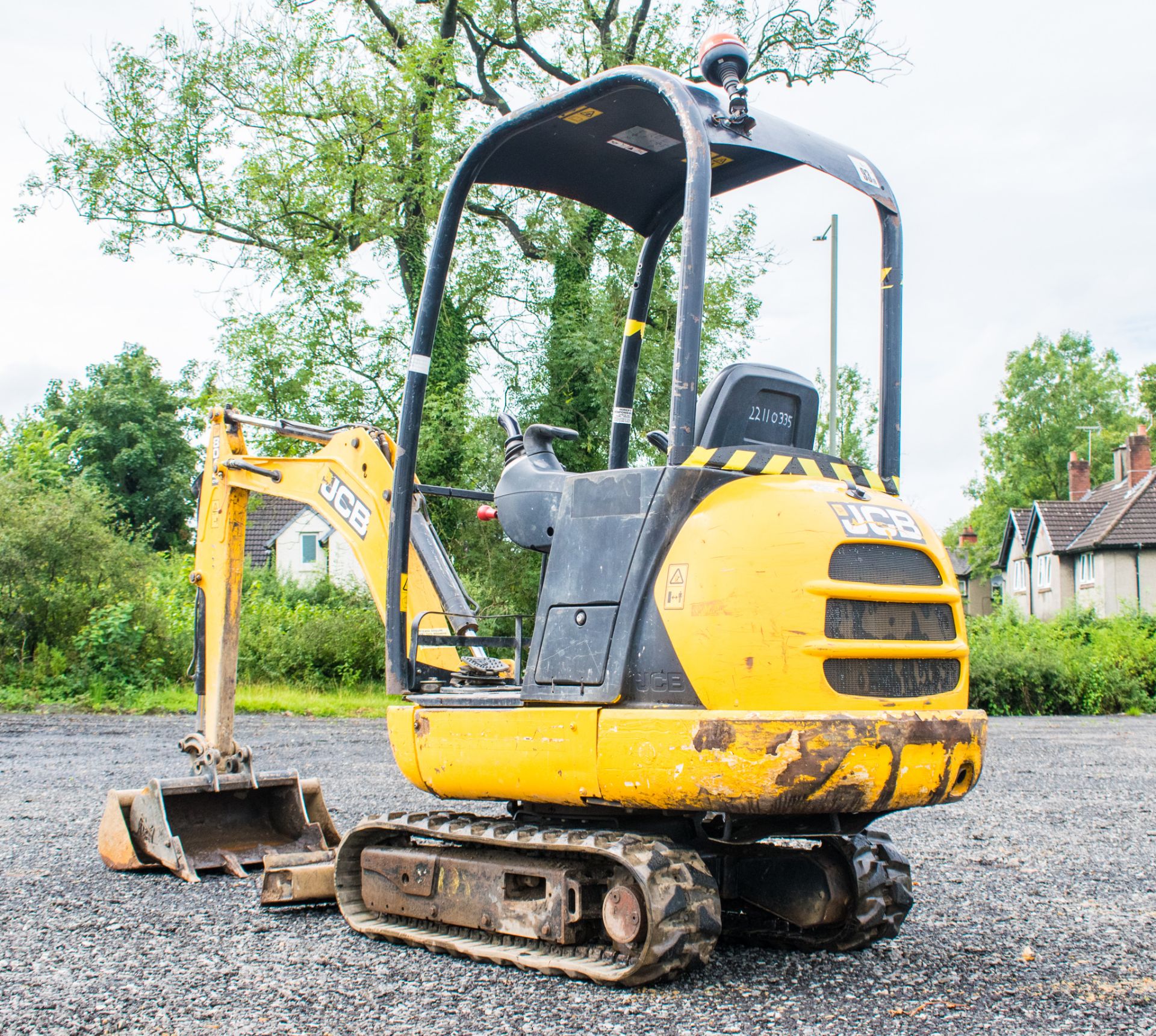 JCB 8014 CTS 1.4 tonne rubber tracked mini excavator Year: 2014 S/N: 70517 Recorded Hours: 1943 - Image 4 of 18