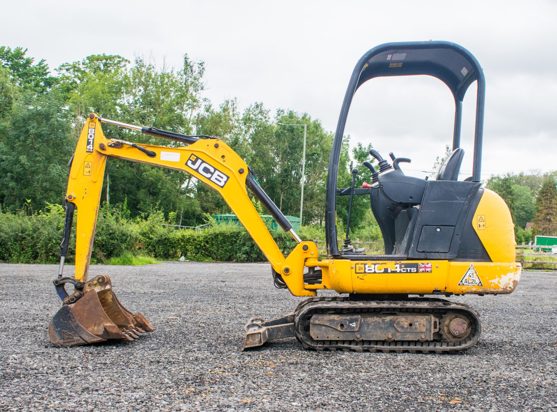 JCB 8014 CTS 1.4 tonne rubber tracked mini excavator  Year: 2014 S/N: 70501 Recorded Hours: 1178 - Image 8 of 18