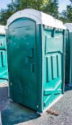 Portable plastic toilet unit ** Holes drilled in tank **