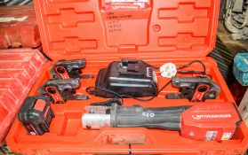 Rothenberger 18v cordless pressing tool c/w battery, charger & carry case A665256