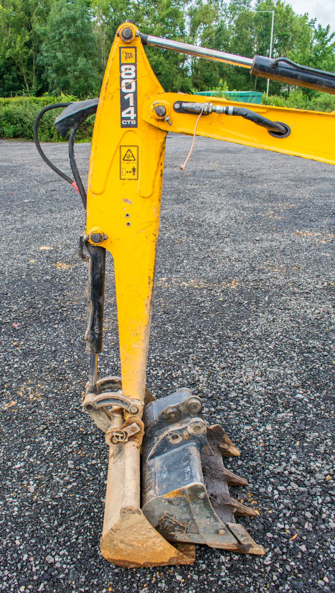 JCB 8014 CTS 1.4 tonne rubber tracked mini excavator Year: 2014 S/N: 70517 Recorded Hours: 1943 - Image 13 of 18