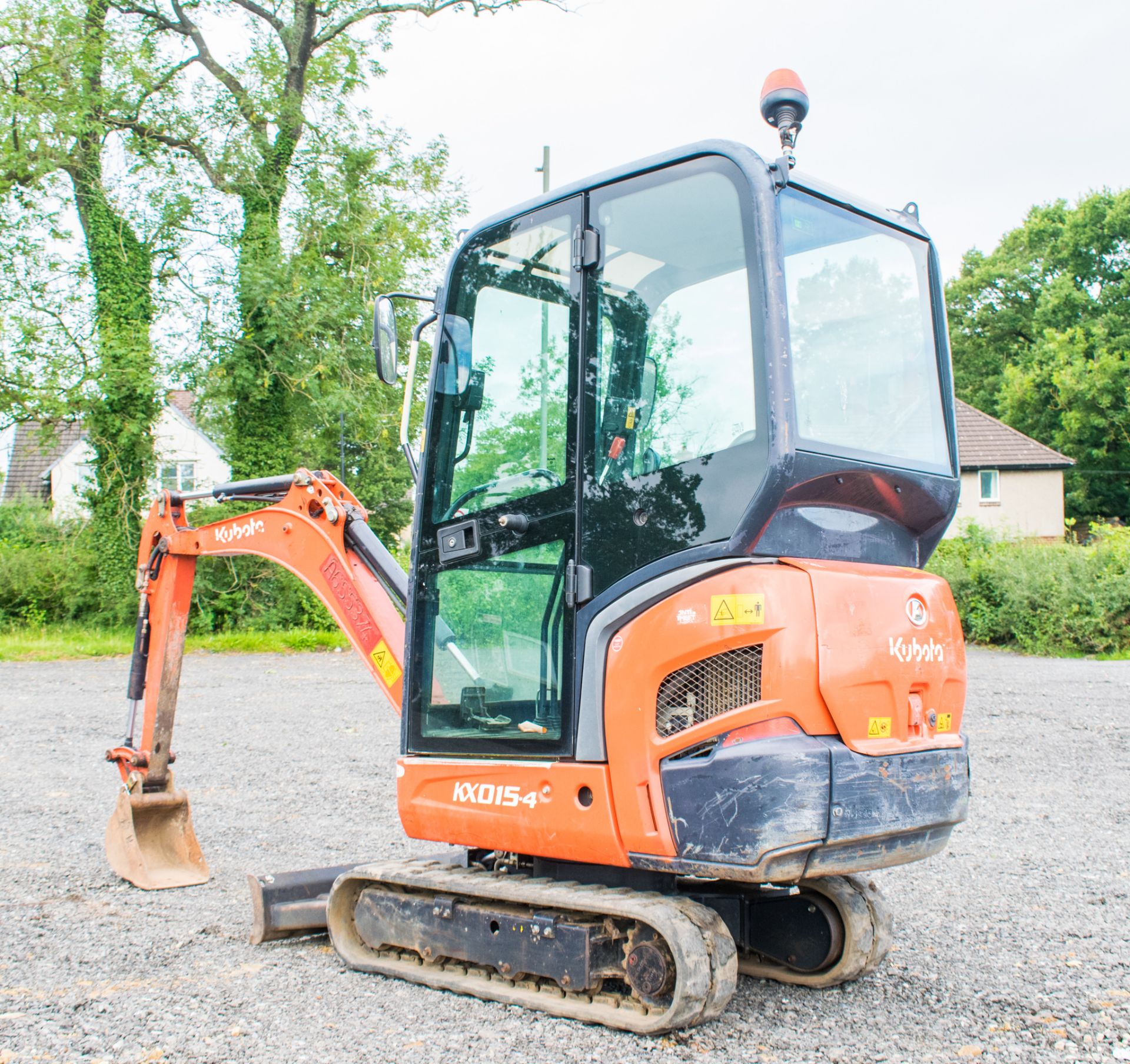 Kubota KX015.4 1.5 tonne rubber tracked mini excavator  Year: 2014 S/N: 57909 Recorded Hours: 1241 - Image 4 of 18