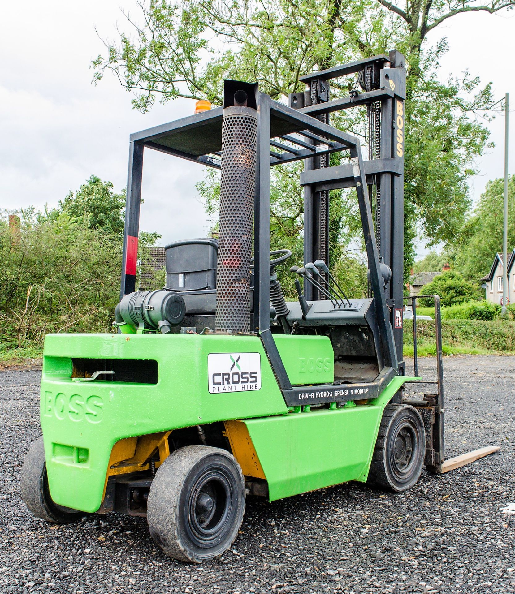 Boss RH25D 2.5 tonne diesel fork lift truck Year: 1993 S/N: 021714 Recorded Hours: 9107 c/w - Image 3 of 15