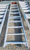 10 tread aluminium step ladder