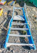 5 tread glass fibre framed step ladder