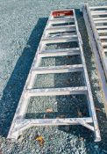 8 tread aluminium step ladder