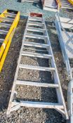 10 tread aluminium step ladder