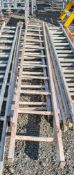 3 - miscellaneous aluminium ladders