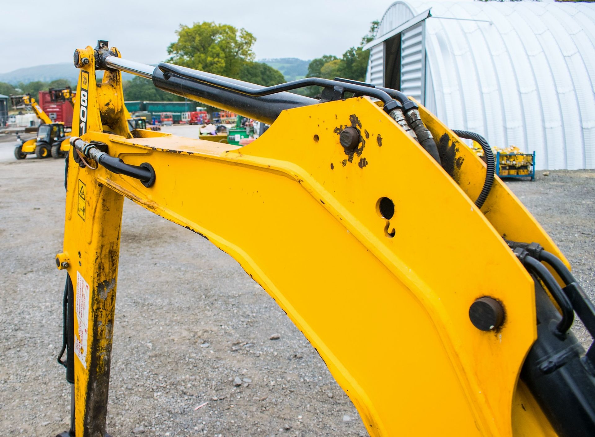 JCB 8016 1.6 tonne rubber tracked excavator  Year: 2013 S/N: 71469 Recorded Hours: 1855 A602773 - Image 12 of 18