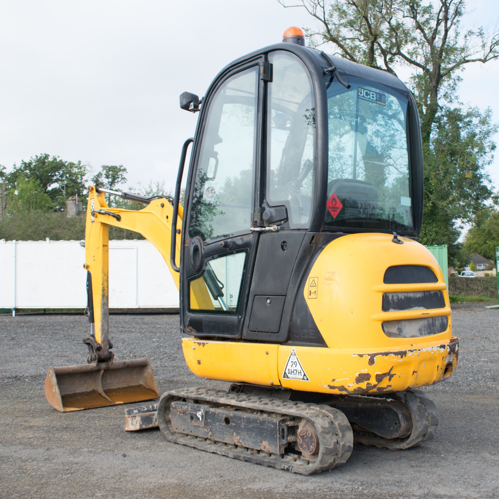 JCB 8016 1.6 tonne rubber tracked mini excavator  Year: 2013 S/N: 2071336 Recorded Hours: 1890 - Image 4 of 18