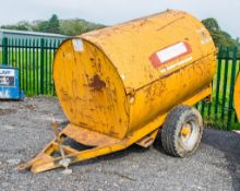 Trailer Engineering site tow 500 gallon bunded fuel bowser c/w manual pump, delivery hose & nozzle