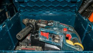 Bosch 36v cordless SDS rotary hammer drill c/w 2 batteries, charger & carry case