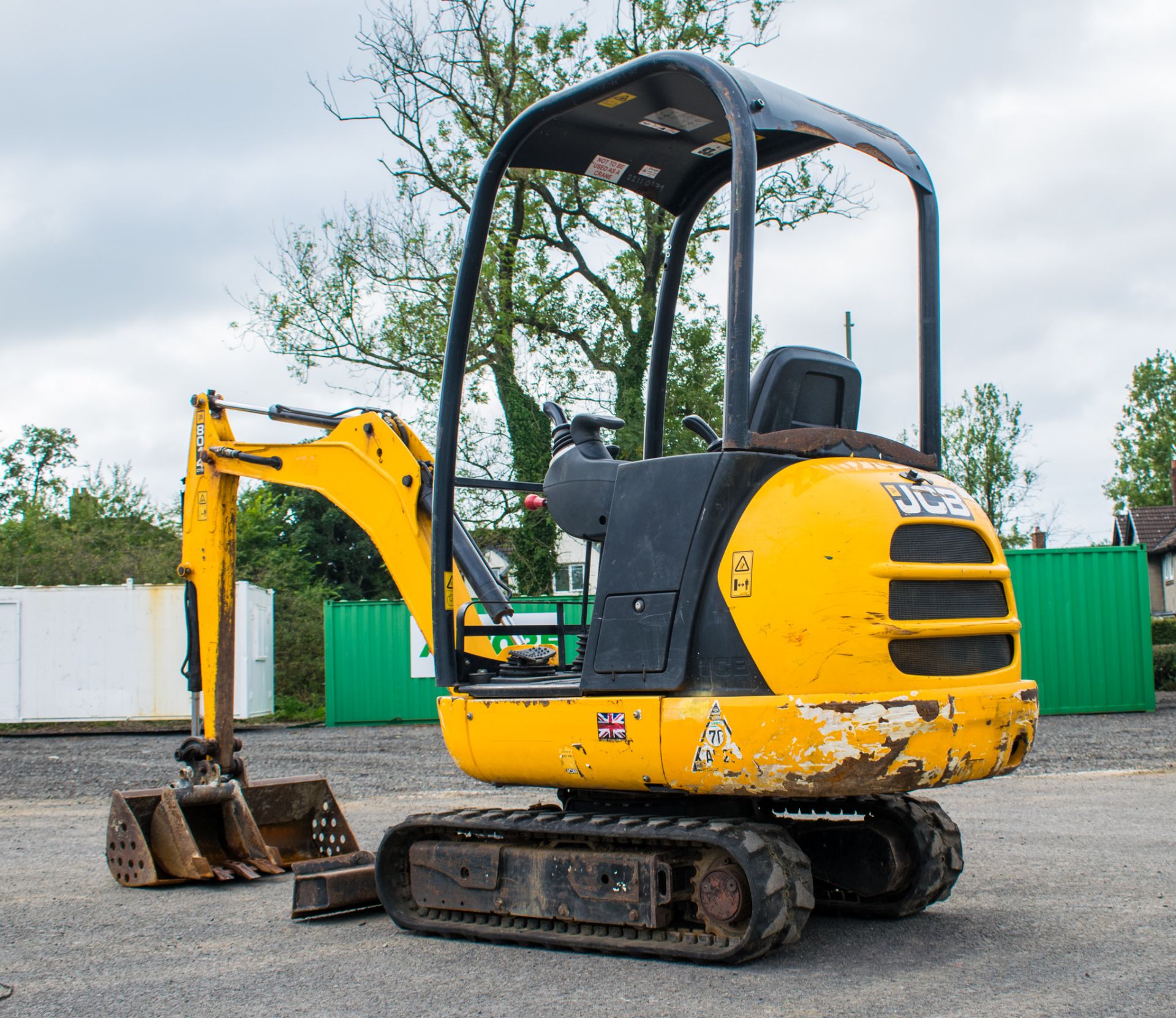 JCB 8014 CTS 1.4 tonne rubber tacked mini excavator  Year: 2014 S/N: 70495 Recorded Hour: 1706 - Image 4 of 17