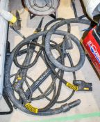 Quantity of cleaning & vacuum hoses & attachments