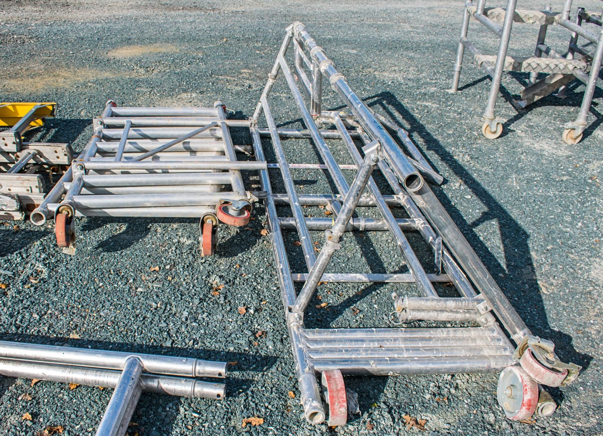 2 - damaged aluminium podiums