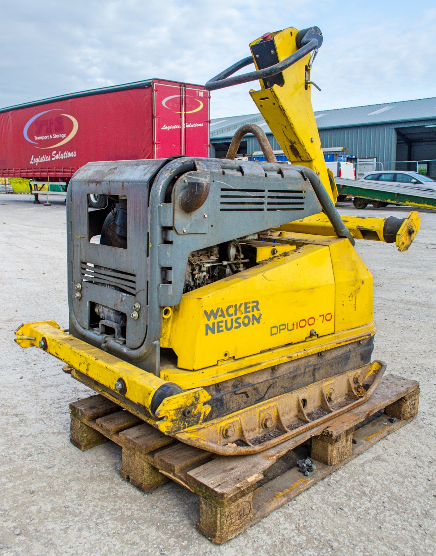 Wacker Neuson Vibroplate DPU 100-70 diesel driven forward reverse compactor plate Year: 2014 S/N: