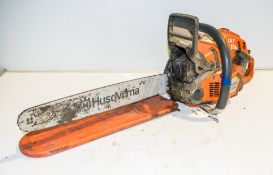 Husqvarna petrol driven chainsaw ** Chain missing **