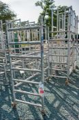 Aluminium folding scaffold tower ** Frame only **