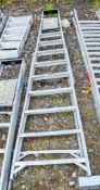 10 tread aluminium step ladder CO