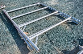 2 - aluminium scaffold end frames