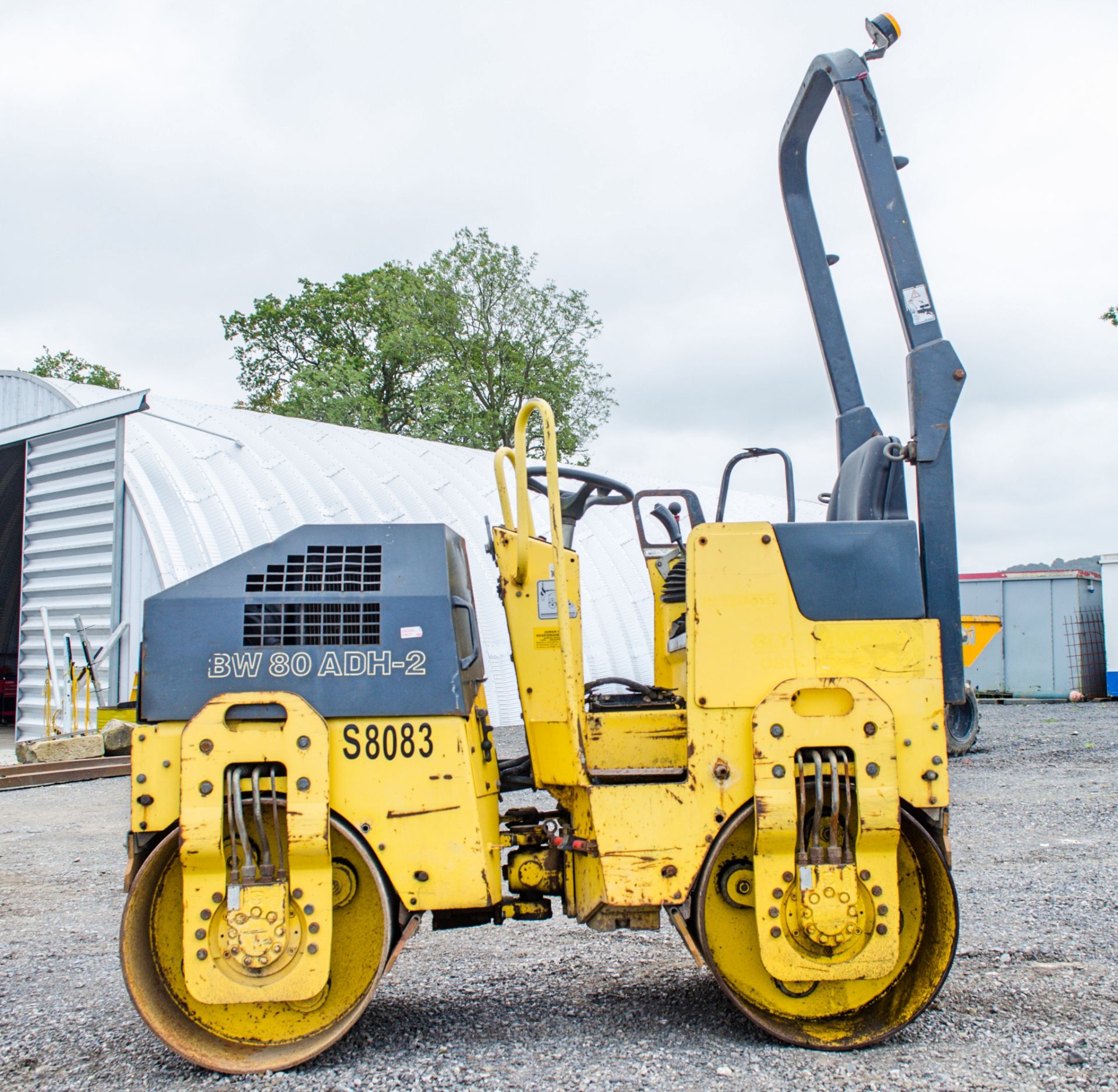 Bomag BW80 double drum ride on roller Year: 2006 S/N:101460426618 Recorded Hours: 1579 S8083 - Image 7 of 13