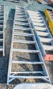 12 tread aluminium step ladder