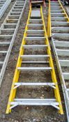 10 tread fibre glass framed step ladder CO