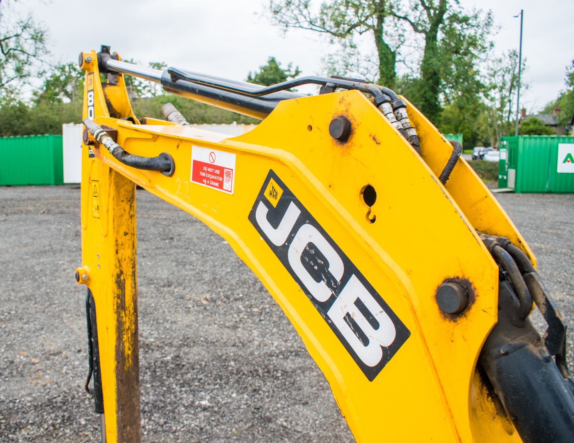 JCB 8014 CTS 1.4 tonne rubber tracked mini excavator  Year: 2014 S/N: 70483 Recorded Hour: 1700 - Image 10 of 18