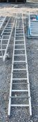 Aluminium roofing ladder