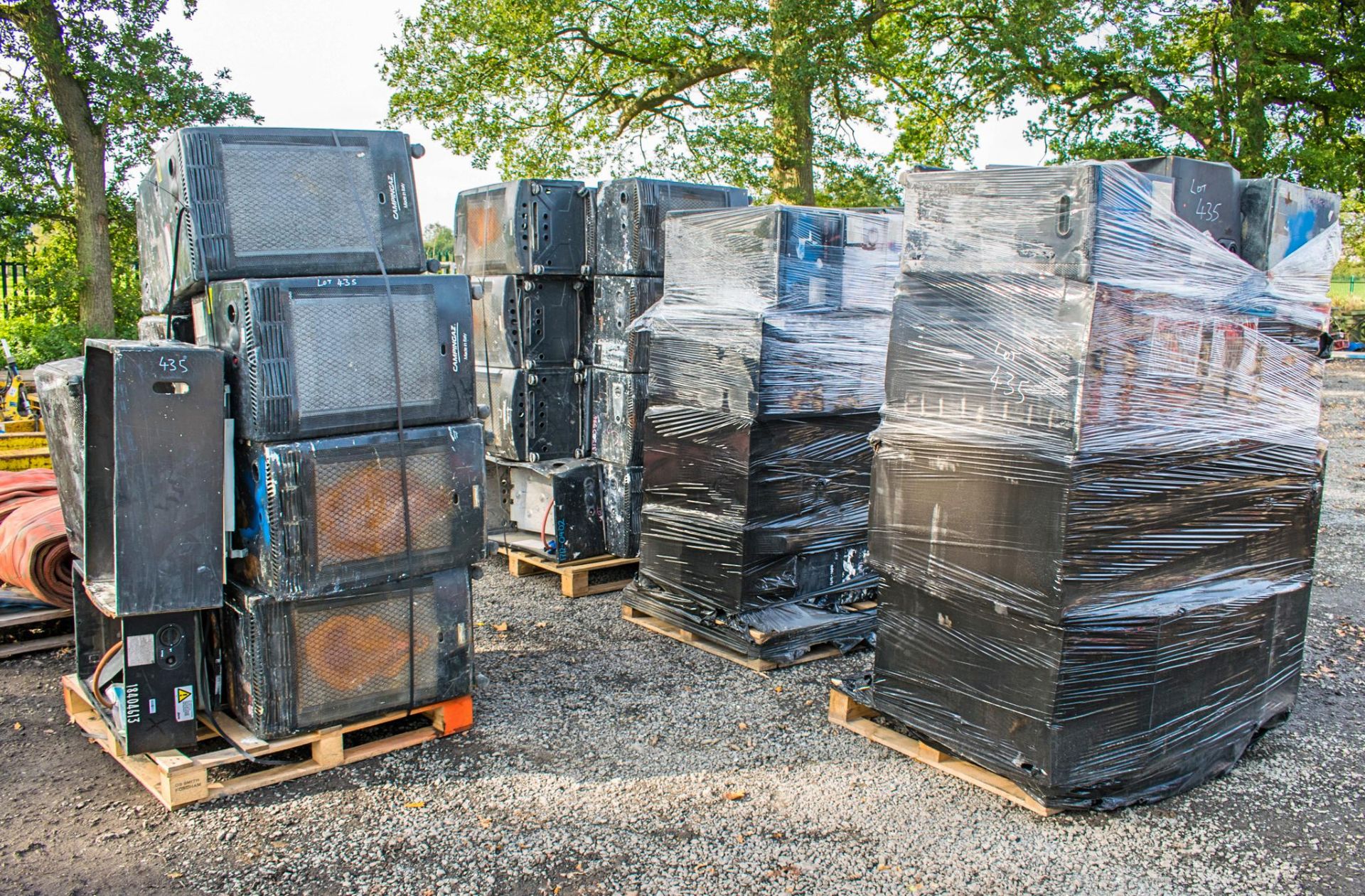 4 - pallets of gas cabinet heaters