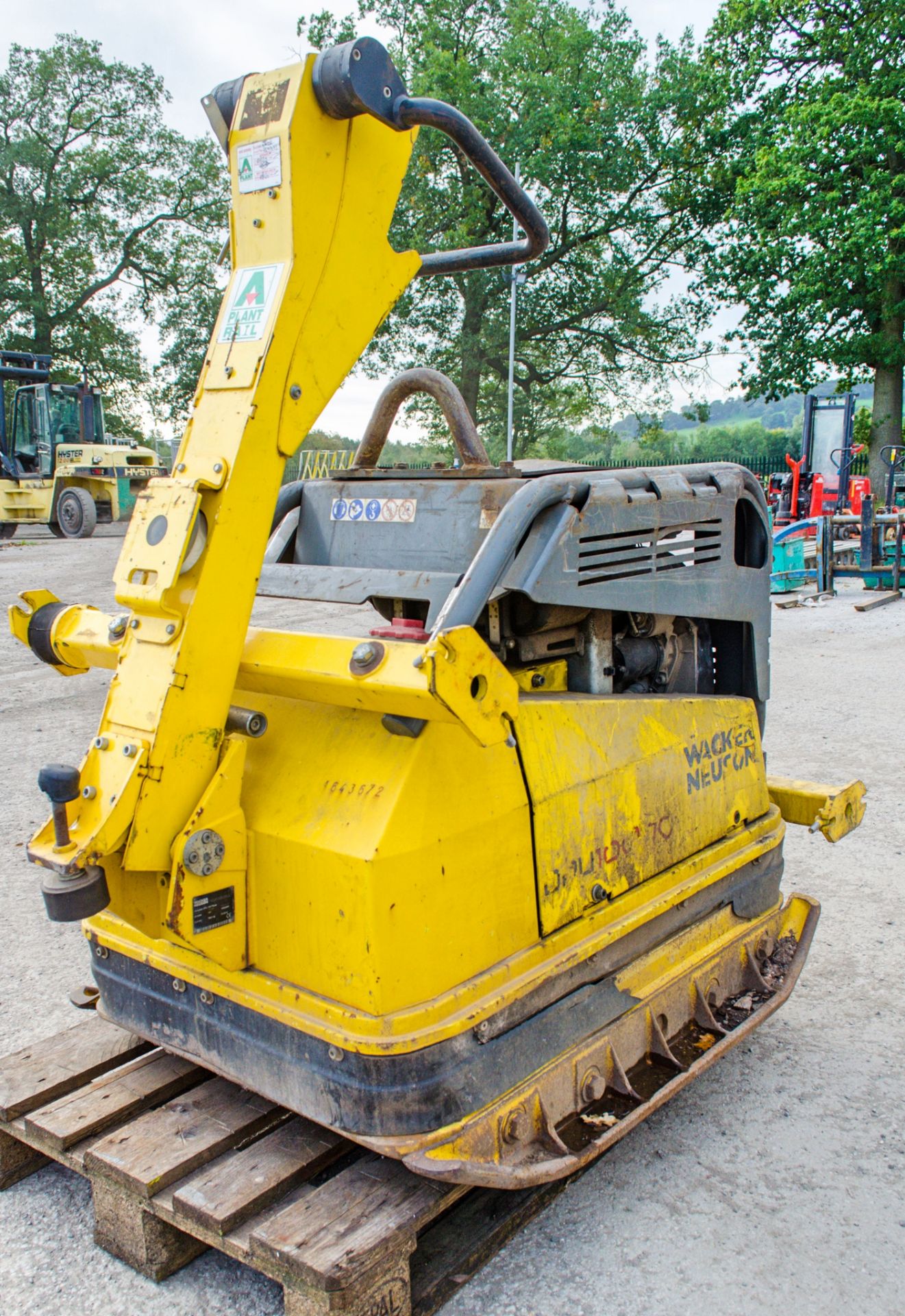 Wacker Neuson Vibroplate DPU 100-70 diesel driven forward reverse compactor plate Year: 2014 S/N: - Image 3 of 7