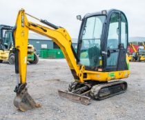 JCB 8016 1.6 tonne rubber tracked excavator  Year: 2015 S/N: 1733 Recorded Hours: 1861 A669405