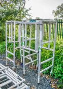 2 - aluminium mobile scaffold platforms ** Damaged **