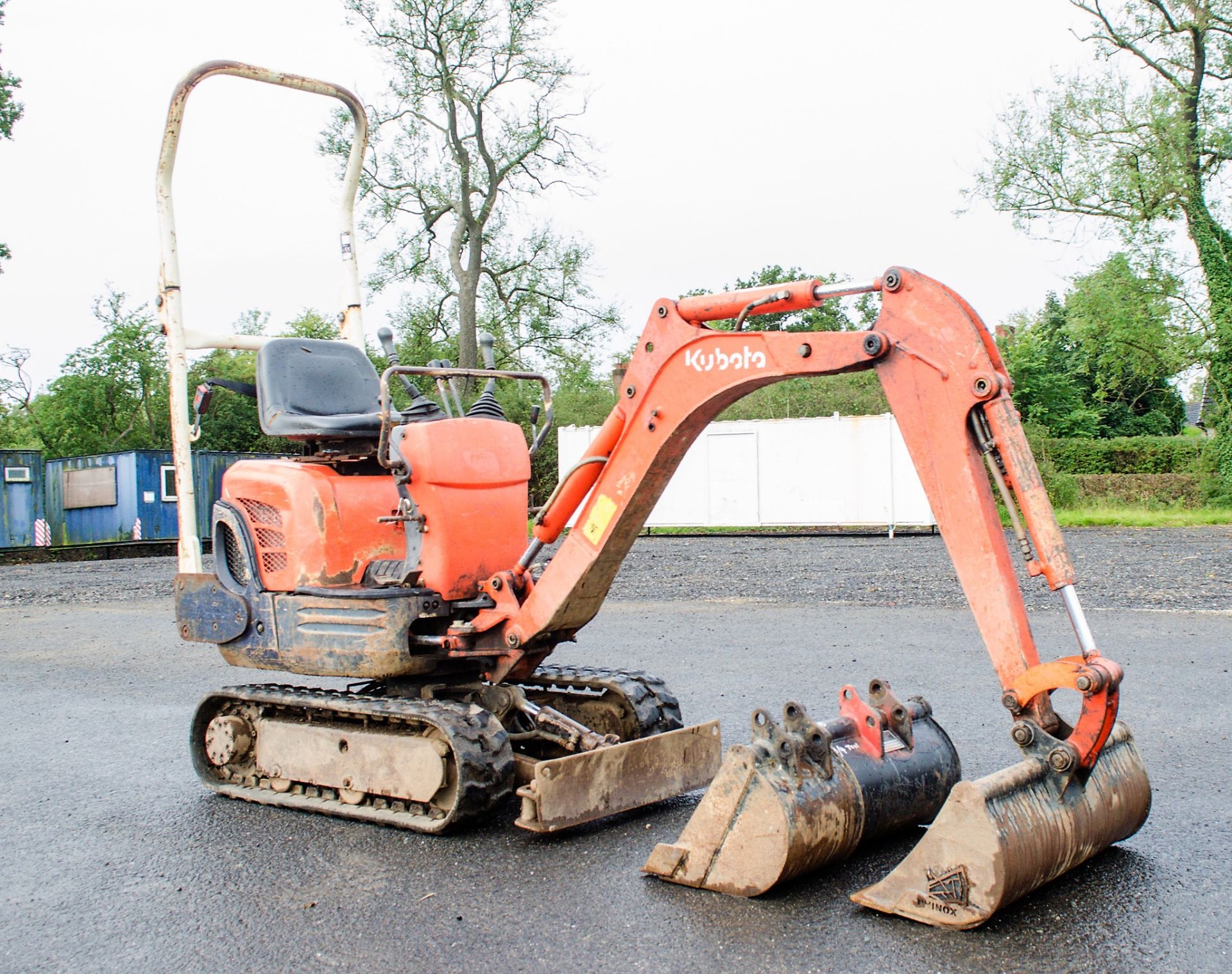 Kubota KX008-3 0.8 tonne rubber tracked micro excavator Year: 2006 S/N: Recorded Hours: 4224 - Image 2 of 17