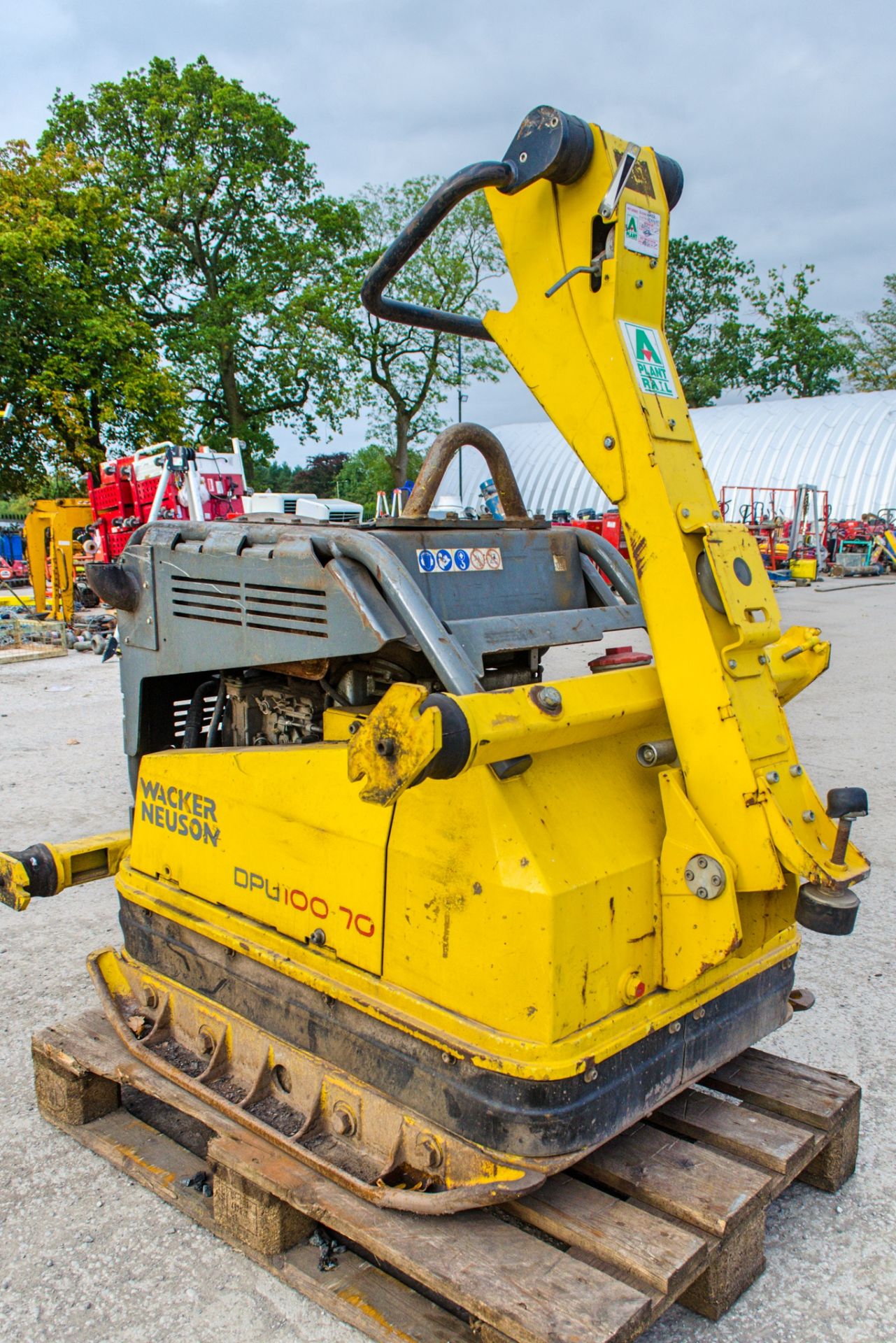 Wacker Neuson Vibroplate DPU 100-70 diesel driven forward reverse compactor plate Year: 2014 S/N: - Image 4 of 7