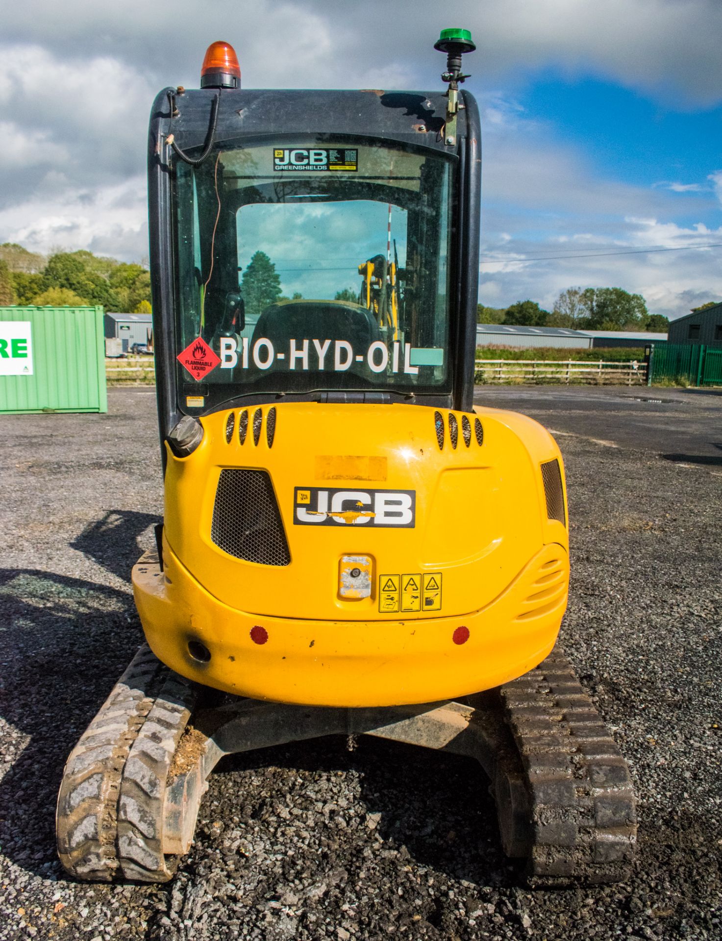 JCB 8030 ZTS 3 tonne zero tail swing rubber tracked excavator Year: 2013 S/N: 2021812 Recorded - Image 6 of 18