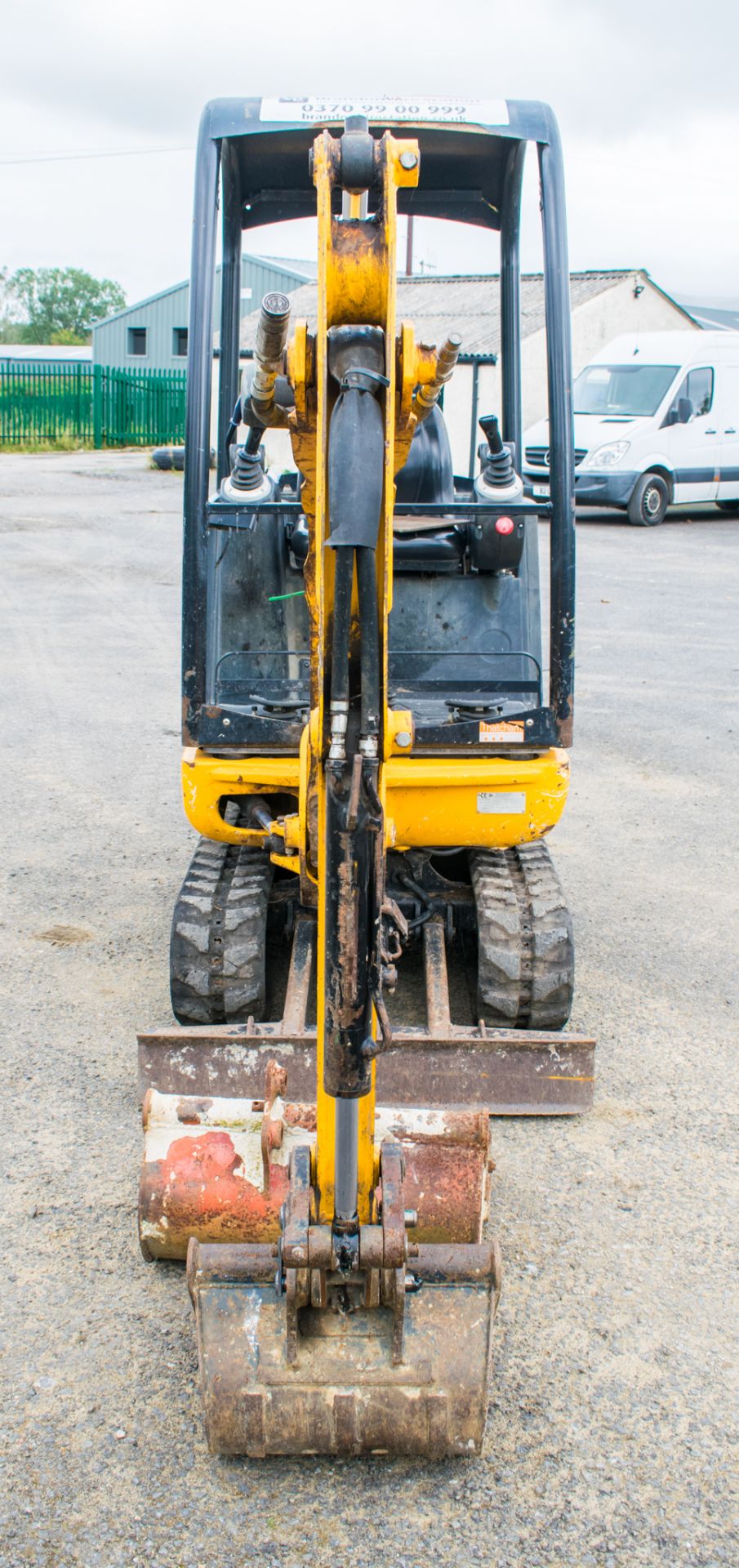 JCB 8014 CTS 1.4 tonne rubber tracked mini excavator  Year: 2014 S/N: 70483 Recorded Hour: 1700 - Image 5 of 18