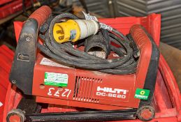 Hilti DC SE20 110v wall chaser c/w carry case A640389